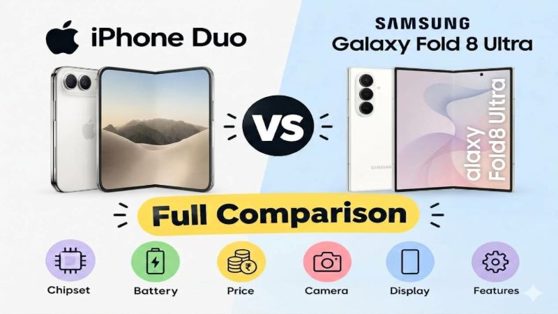 iPHONE DUO VS SAMSUNG GALAXY FOLD 8 ULTRA