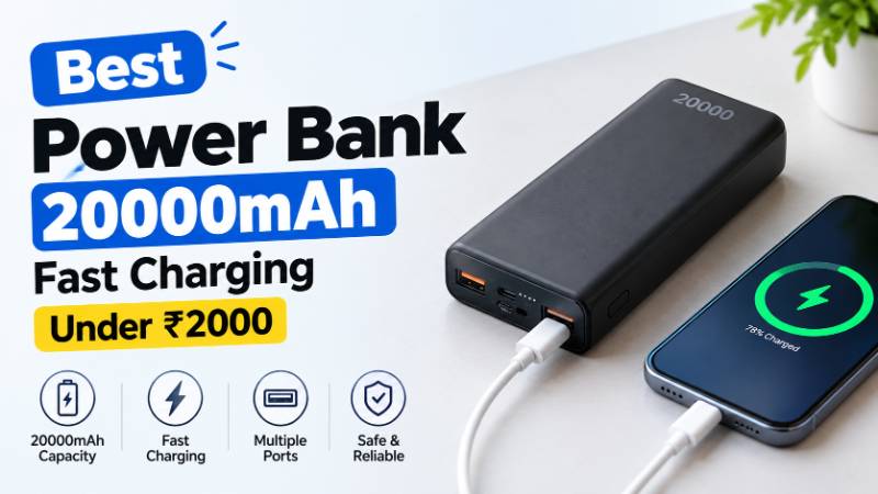 Best Power Bank 20000mah Fast Charging Under ₹2000